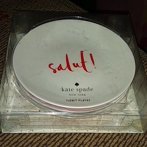 Kate Spade Tidbit Plates- Set of 4